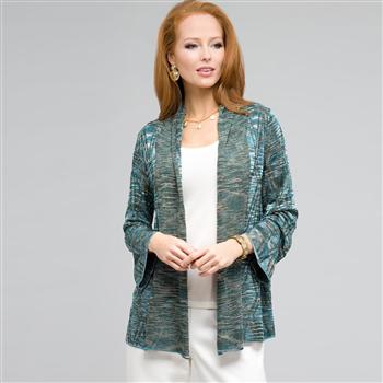 Open Front Cardigan, Multi, large