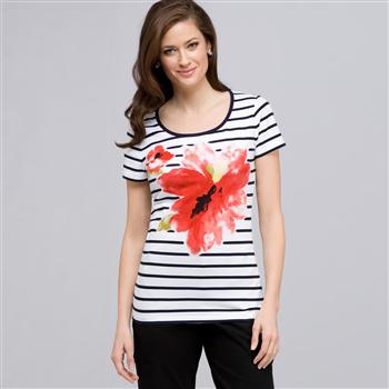 Crew Neck Tee, Multi, large