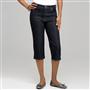 Classic Denim Straight Leg Capri, Rinse Wash New, small