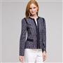 Textured Zip Front Jacket, , small