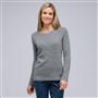 Long Sleeve Crew Neck Top, Heather Grey Multi, small