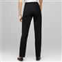 Flat Front Slim Pant, Black, small