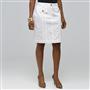 Straight Skirt, White, small