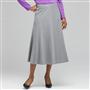 Long Center Seam Skirt, Zinc Heather, small