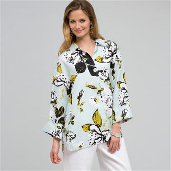 Relaxed Long Sleeve Shirt, new lt seamist combo, large