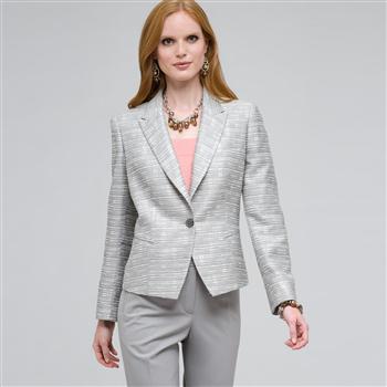 Notch Collar Jacket, Slate Multi, large