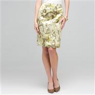 Floral Slim Skirt x0047, Stone Multi, medium