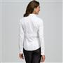 Fitted Seamed Shirt, White, small