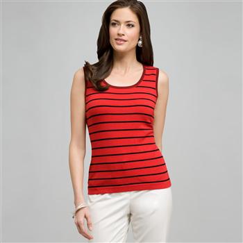 Stripe Shell, Cardinal Red & Black, large
