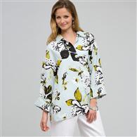 Relaxed Long Sleeve Shirt, new lt seamist combo, medium