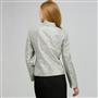 Flat Front Open Jacket., Black & White, small