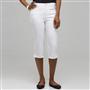 Classic Denim Straight Leg Capri (Plus), Porcelain, small