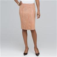 Tweed Pencil Skirt. x0055, New Coral Multi, medium