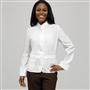 Button Front Jacket., White, small
