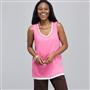 Double Layer Tank Top., Bright Raspberry and White, small