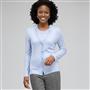 Rib Trim V-Neck Cardigan, , small