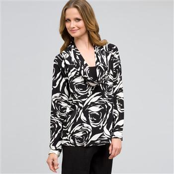 Printed Two-Tops-In-One, Black & Sugar, large