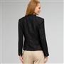 Textured Zip Front Jacket, Black, small