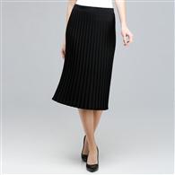 Pleated Skirt. x0045, Black, medium