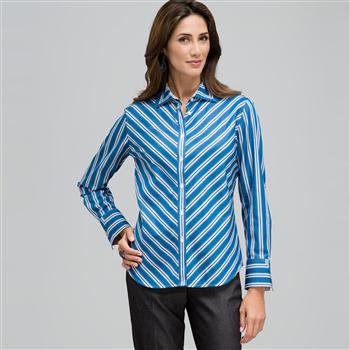 Striped Shirt, Royal Multi, large