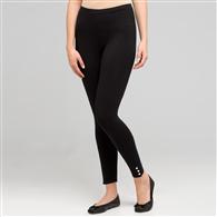 Capri Leggings with Snap Button Detail x0048, Black, medium
