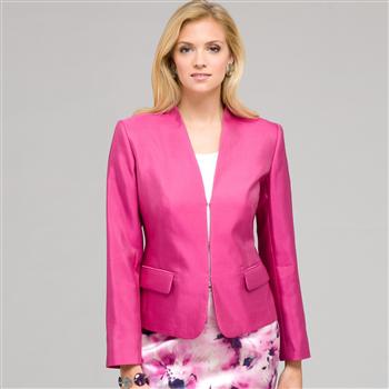 2 Flap Pocket Jacket, Cerise, large