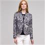 Flat Front Open Jacket, Ink Multi, small