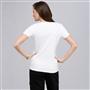 Short Sleeve V-Neck Tee, White, small