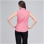 Ruffle Sleeveless Blouse., Dark Pink Gem, small