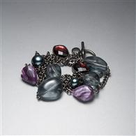 Light Hematite Bracelet x0096, Hematite, medium