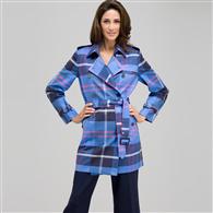 Trench Coat x0031, Blue Fox Multi, medium