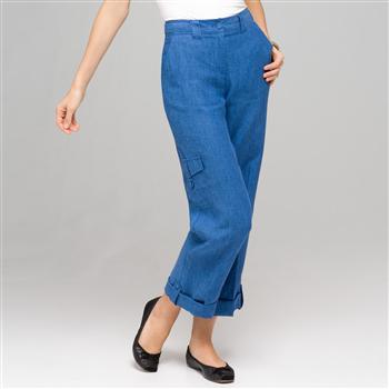 One Pant Two Ways, Indigo, large