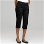 Classic Denim Straight Leg Capri x0056, Black, small