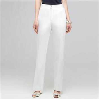 Straight Leg Pant. x0087, White, large