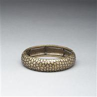 Gold Stretch Bangle x0094, Gold, medium
