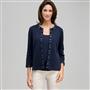 Trimmed Cardigan, Admiral Navy, small