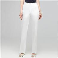 Straight Leg Pant., White, medium
