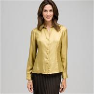Shimmer Blouse, Fennel, medium