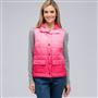 Mock Neck Quilted Vest, Begonia Multi, small