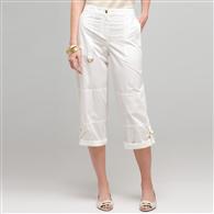 Cuffed Cargo Pant x0037, White, medium