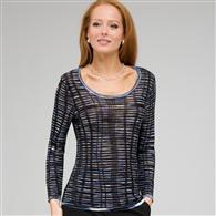 Scoop Neck Tee x0059, Cobalt Blue, medium