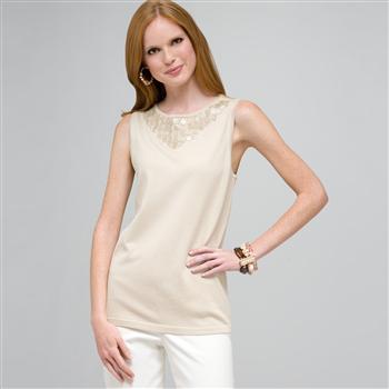 Beaded Tank, , large