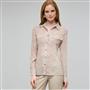 Python Inspired Button Front Shirt, Stone Multi, small
