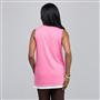 Double Layer Tank Top., Bright Raspberry and White, small