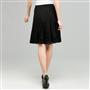 Pleated Skirt With Embroidery., Black, small
