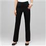 Flat Front Slim Pant, Black, small