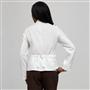 Button Front Jacket., White, small