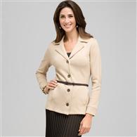 Belted Cardigan, Chino, medium
