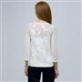 Open Cardigan., White, small