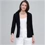 3/4 Sleeve Notch Cardigan., , small